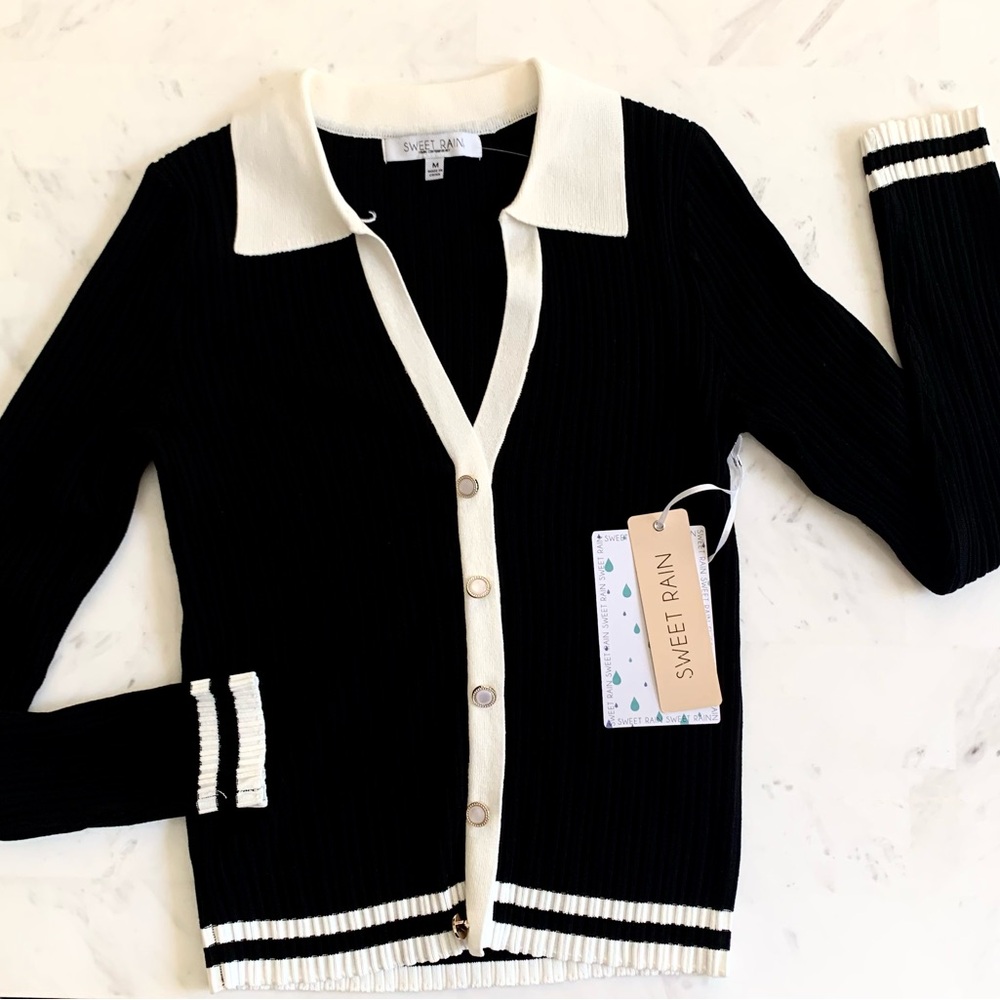 Brand name The Sweet water sweater , Black, medium size